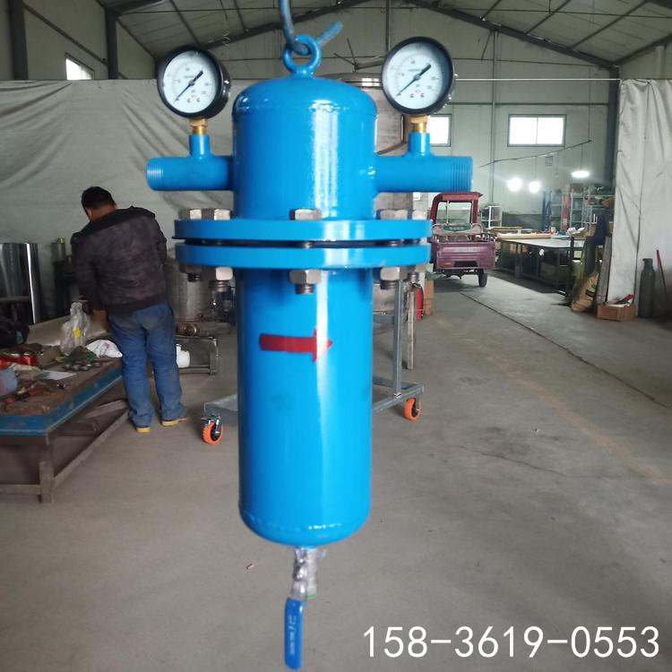 不锈钢气液分离过滤器供应商 FXQ旋风式DN125压缩气体净化器