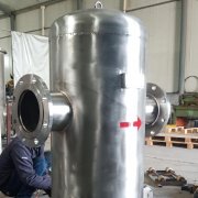蒸汽除水过滤器 菲利特 DN100 汽水分离器除水除油旋风式汽水过滤器
