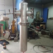 螺杆空压机旋风气水分离器 DN150螺旋气液分离器